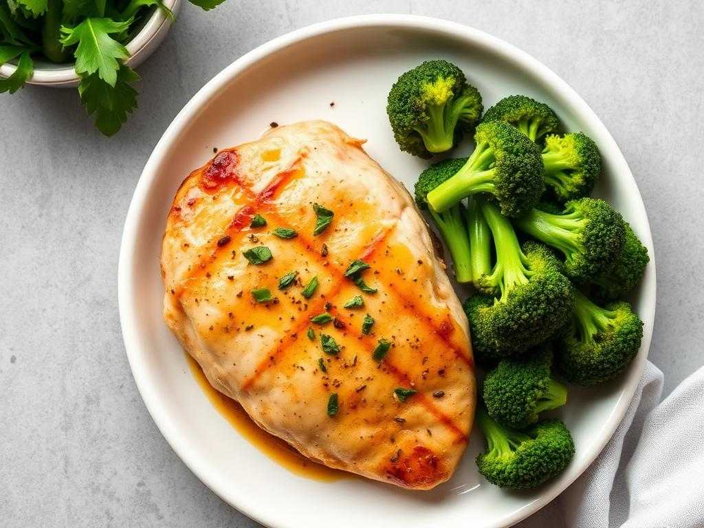 Halal Easy Baked Chicken Breast with Broccoli Recipe