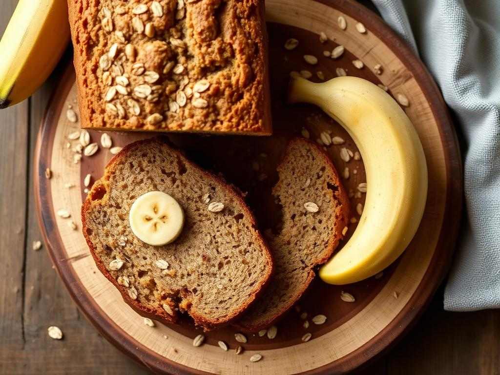 Halal Easy Banana Bread with Oats (Healthy) Recipe