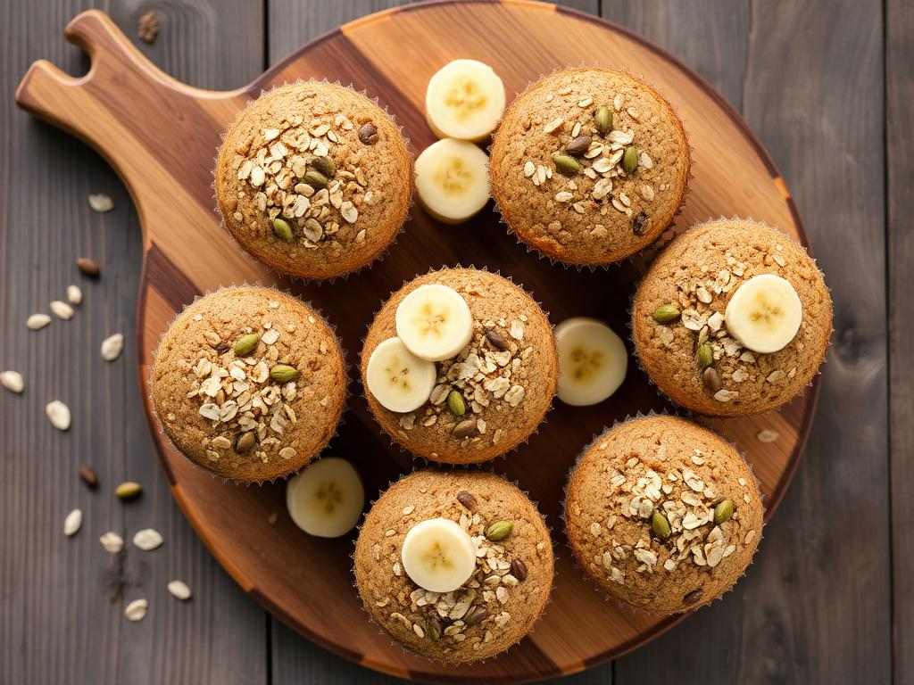 Halal Easy Banana Oat Energy Muffins Recipe