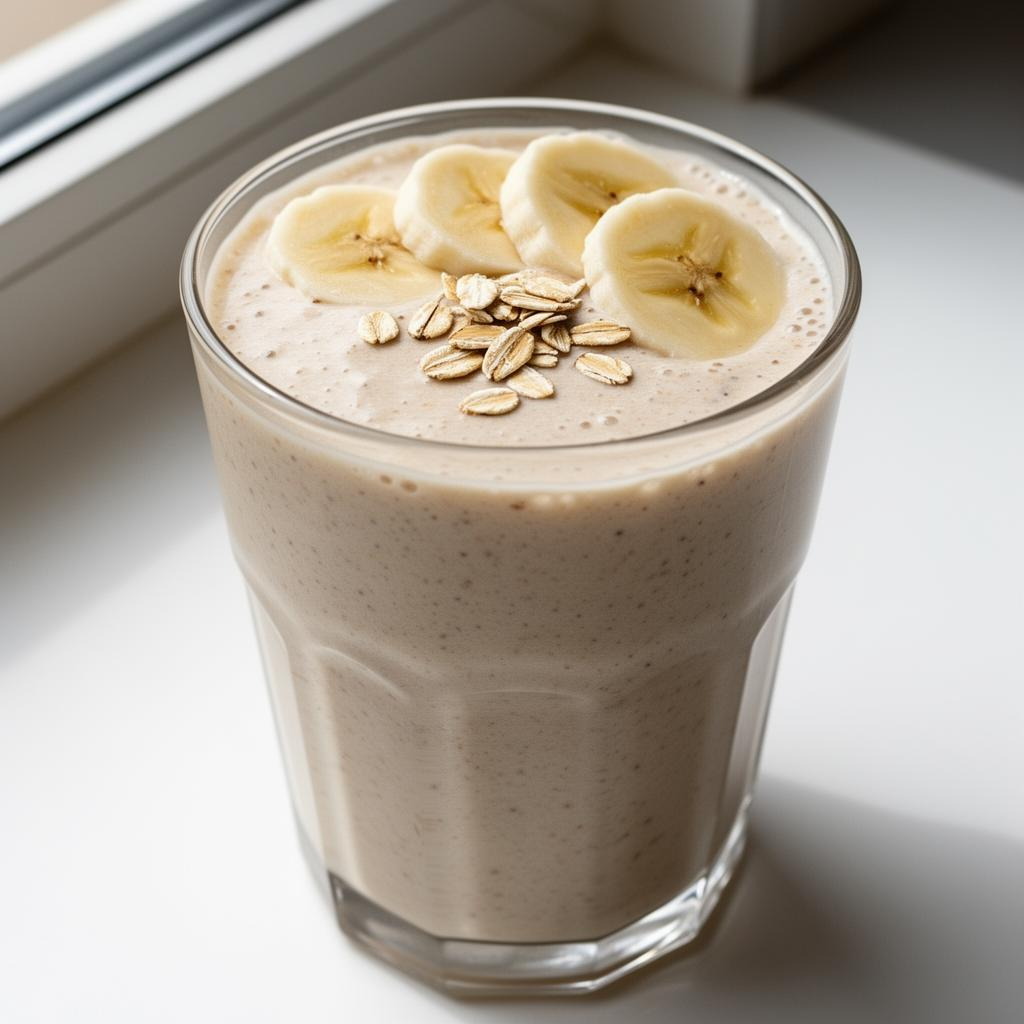 Halal Easy Banana Oat Milk Smoothie