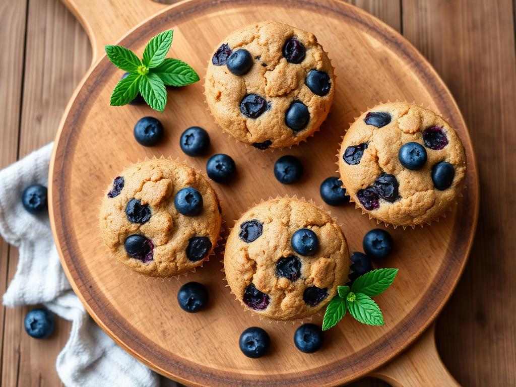 Halal Easy Blueberry Whole Wheat Muffins Recipe