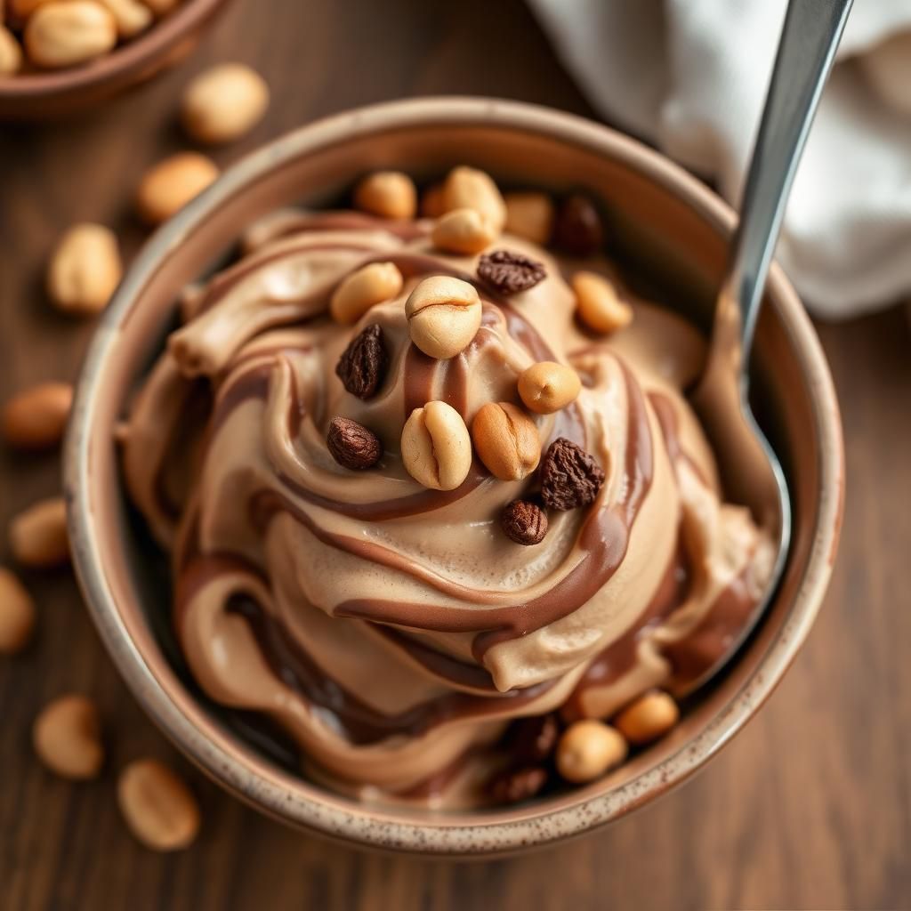 Halal Easy Chocolate Peanut Butter Nice Cream Recipe