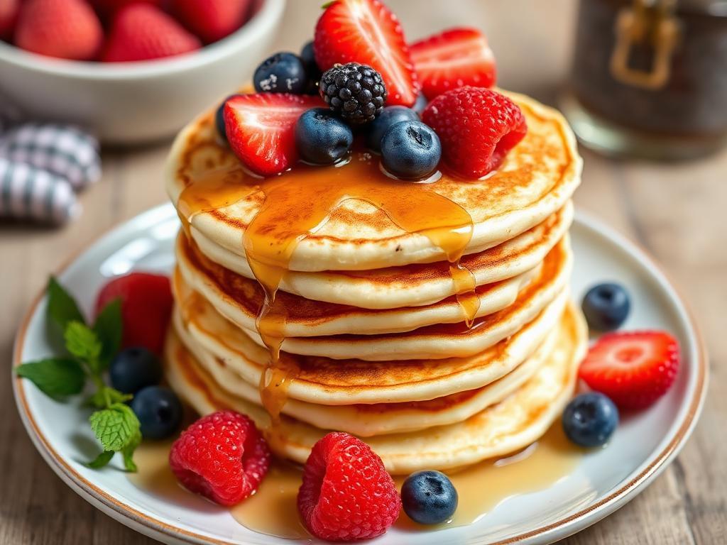 Halal Cottage Cheese Pancakes