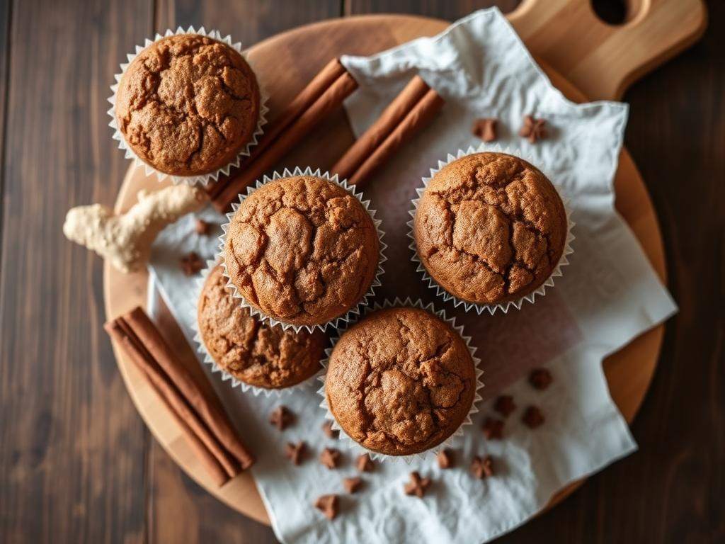 Halal Easy Gingerbread Protein Muffins Recipe