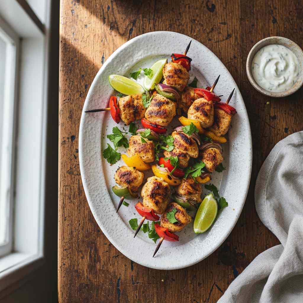 Halal Easy Grilled Chicken Kabobs Recipe