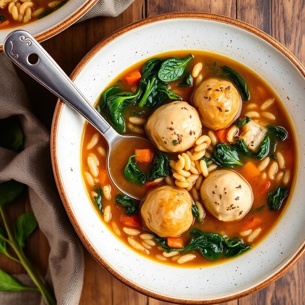 Halal Easy Italian Wedding Soup (No Pork)