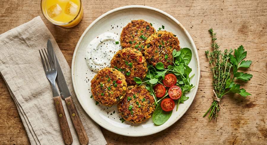 Halal Lentil Breakfast Patties