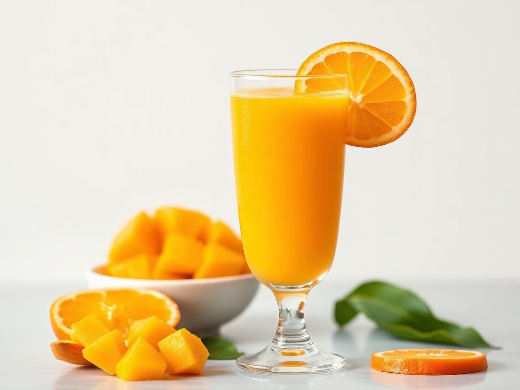 Halal Easy Mango Orange Tropical Juice Recipe