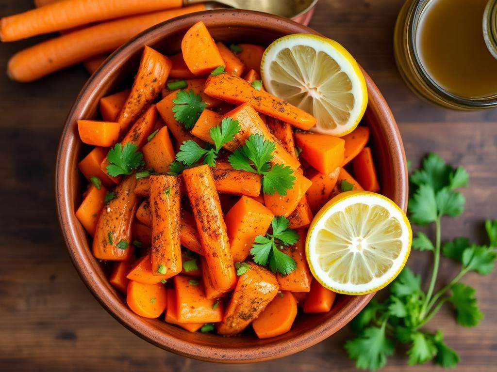 Halal Easy Moroccan Carrot Chickpea Salad