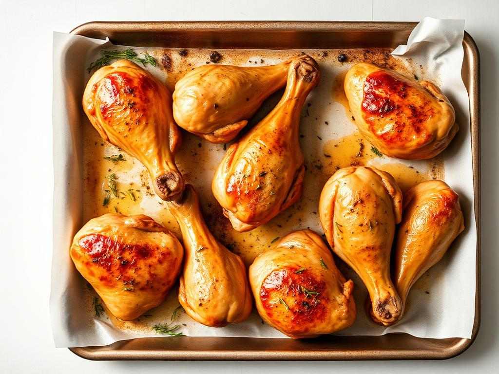 Halal Easy Oven Baked Chicken Drumsticks Recipe