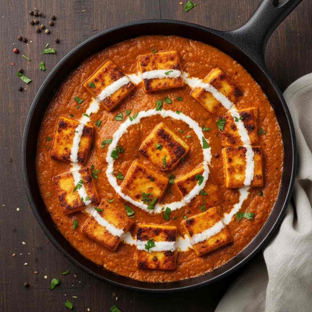 Halal Easy Paneer Tikka Masala (Less Oil)
