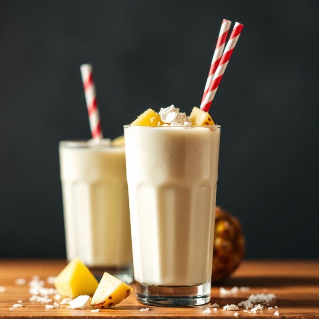 Halal Easy Pineapple Coconut Protein Shake Recipe