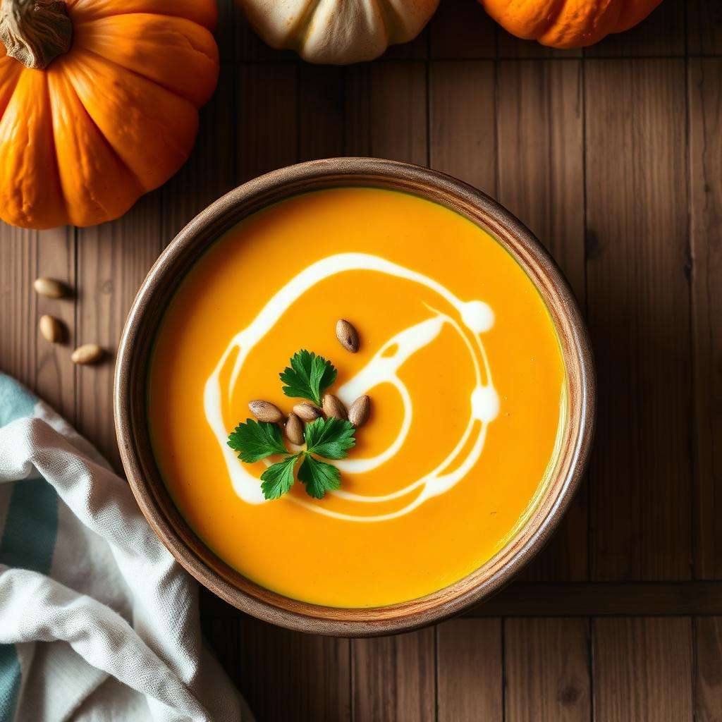 Halal Easy Pumpkin Soup (Coconut Milk)