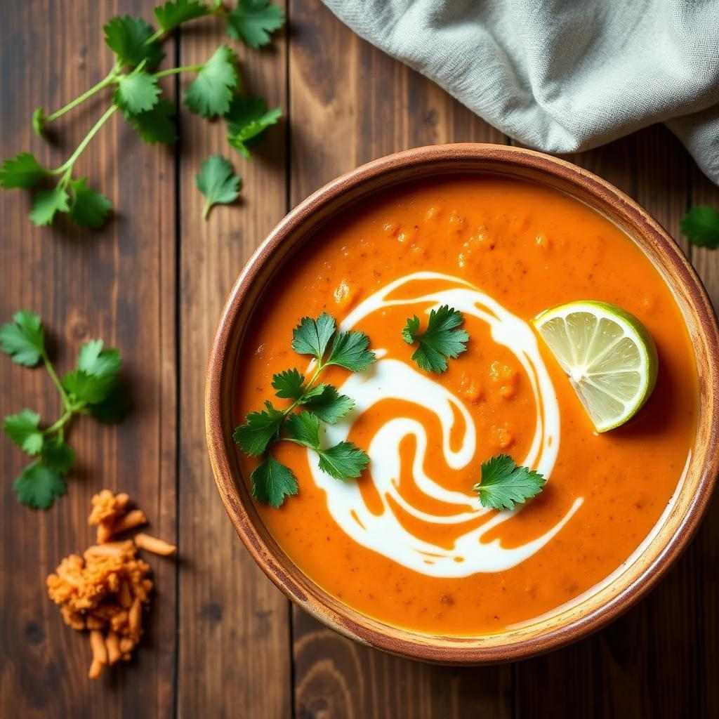 Halal Easy Red Lentil Coconut Curry Soup