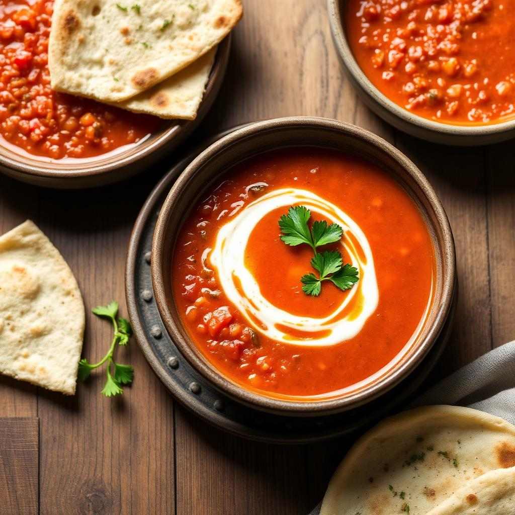 Halal Easy Red Lentil Tomato Soup