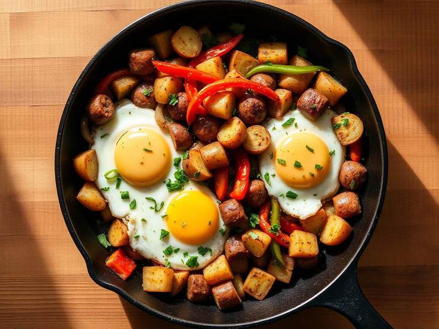 Halal Sausage Free Breakfast Skillet