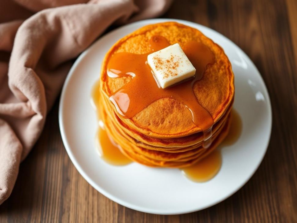 Halal Sweet Potato Breakfast Pancakes