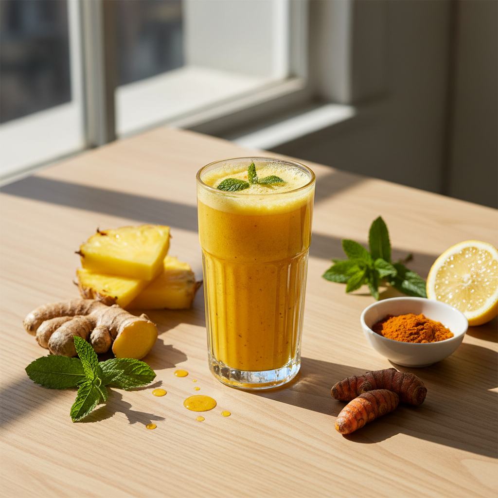 Halal Easy Turmeric Pineapple Anti Inflammatory Drink
