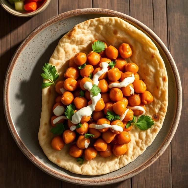 Halal Easy Vegetarian Shawarma Spiced Chickpeas