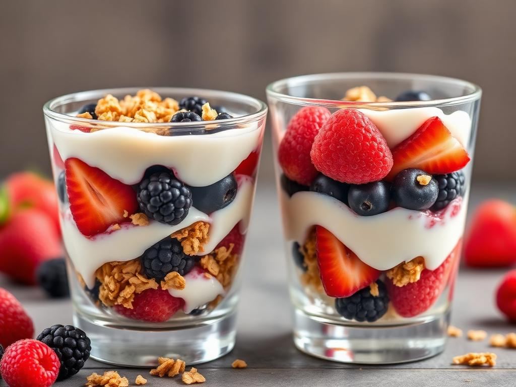 Halal Yogurt Berry Breakfast Cups
