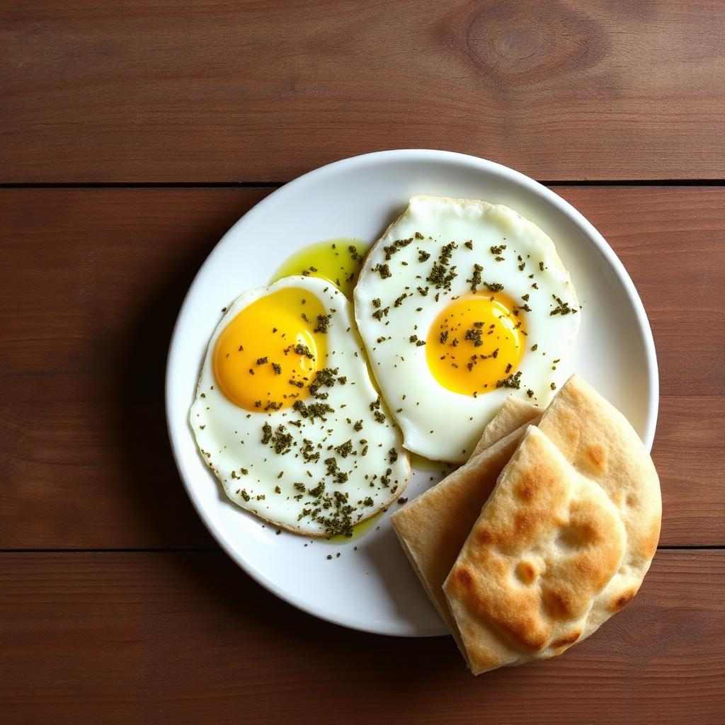Halal Easy Zaatar Spiced Breakfast Eggs Recipe