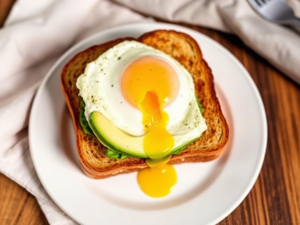 Halal Egg Avocado Breakfast Sandwich