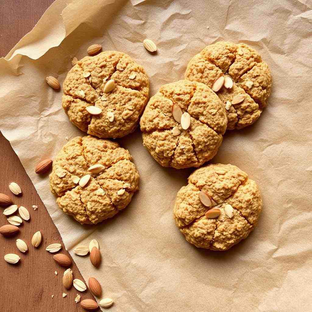 Halal Gluten Free Almond Flour Oatmeal Cookies Recipe