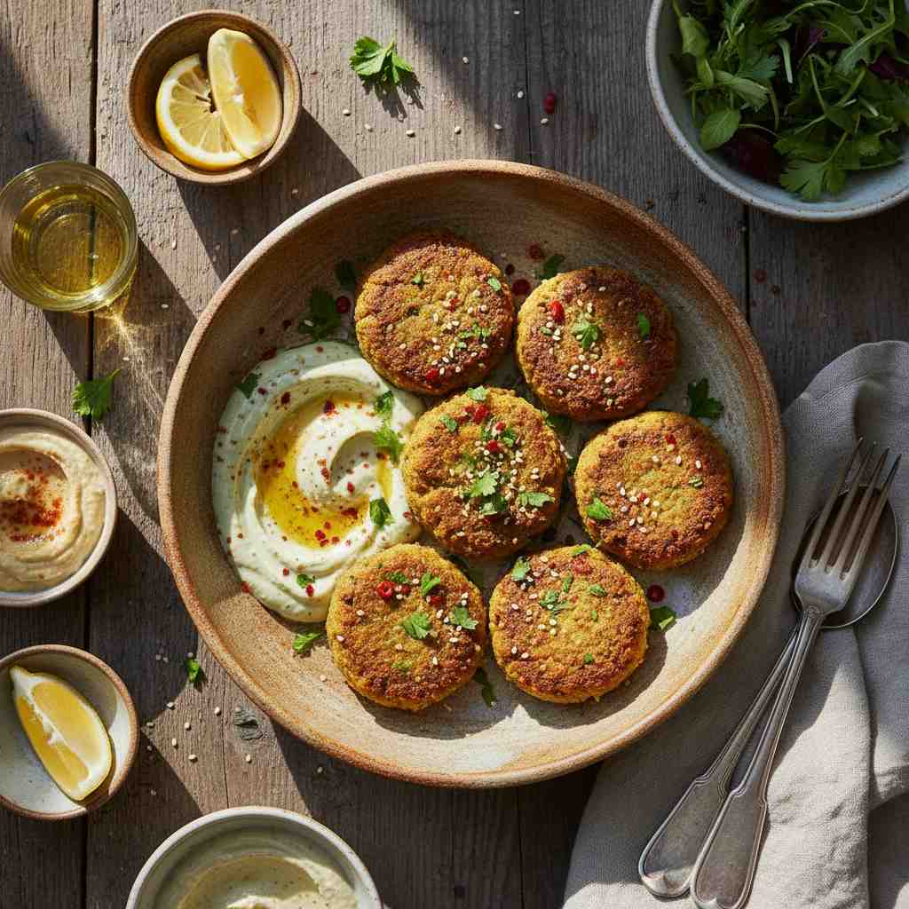 Halal Gluten Free Baked Falafel Recipe (Flourless)