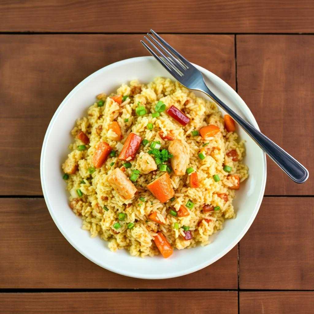 Halal Gluten Free Chicken Cauliflower Fried Rice Recipe