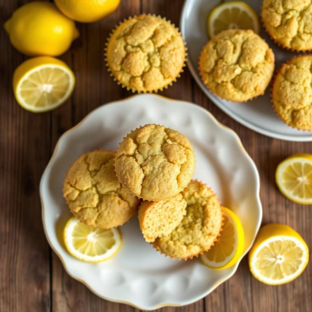 Halal Gluten Free Lemon Poppyseed Breakfast Muffins Recipe