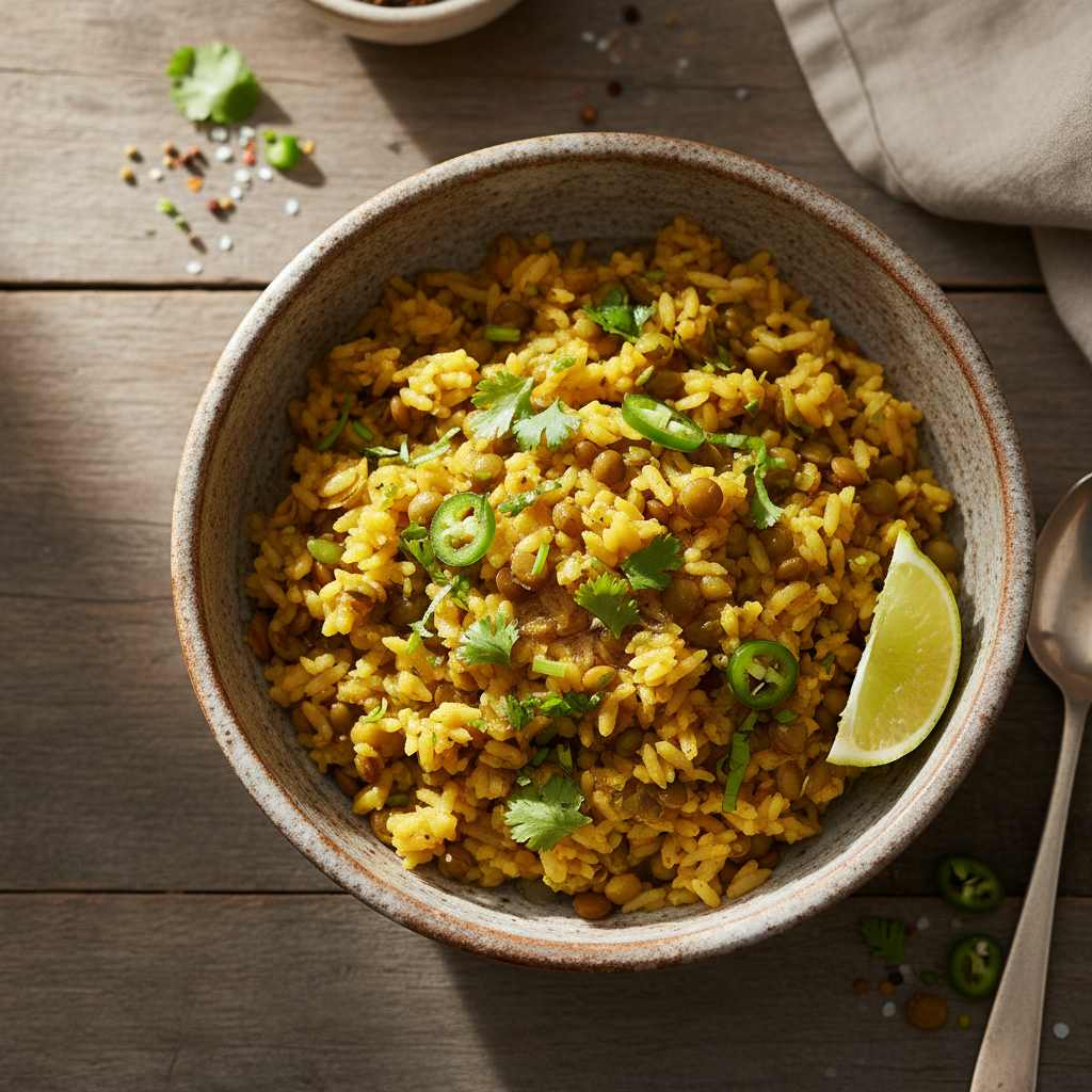 Halal Gluten Free Lentil and Rice Khichdi Recipe