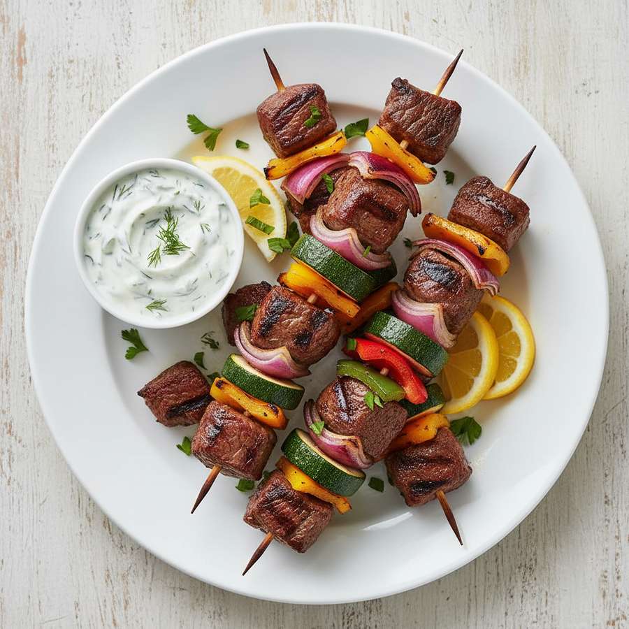 Halal Gluten Free Low Carb Beef Kabobs Recipe