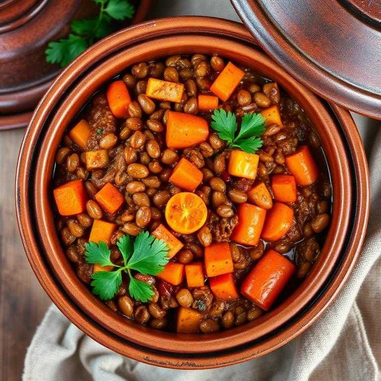 Halal Gluten Free Moroccan Harissa Lentil Stew Recipe