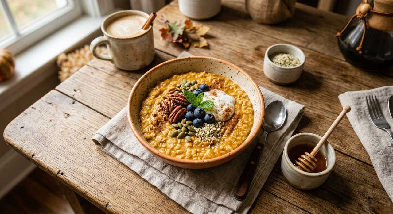 Halal Gluten Free Pumpkin Spice Breakfast Porridge Recipe