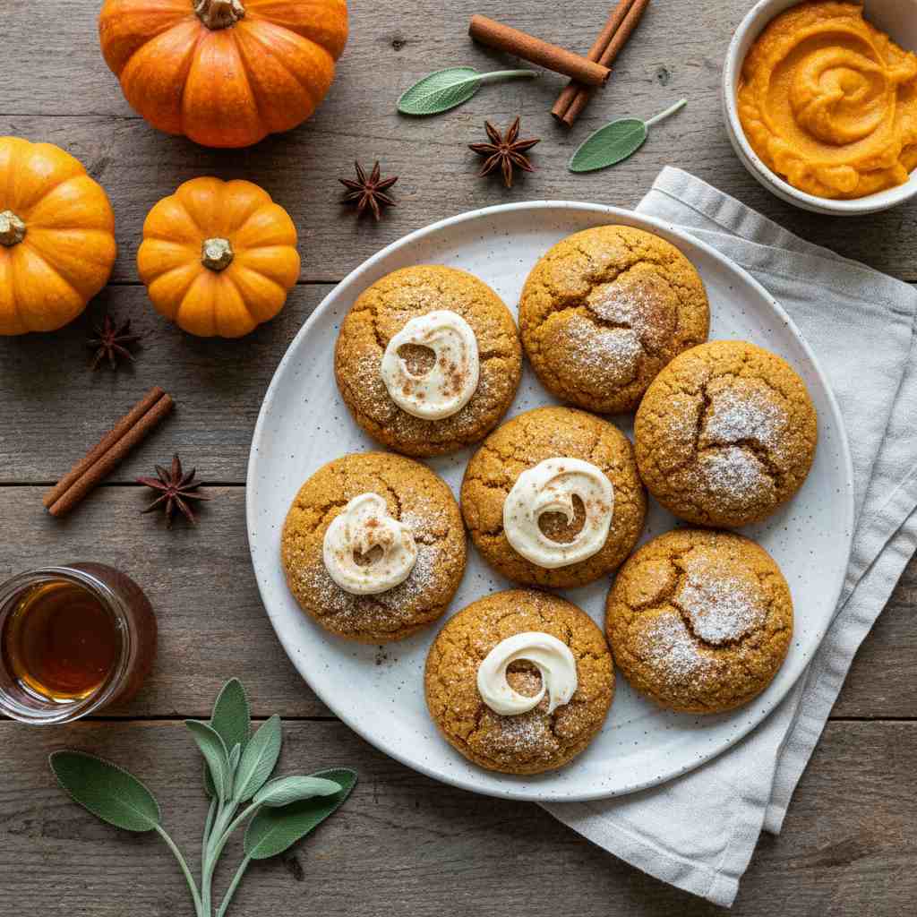 Halal Gluten Free Pumpkin Spice Cookies Recipe