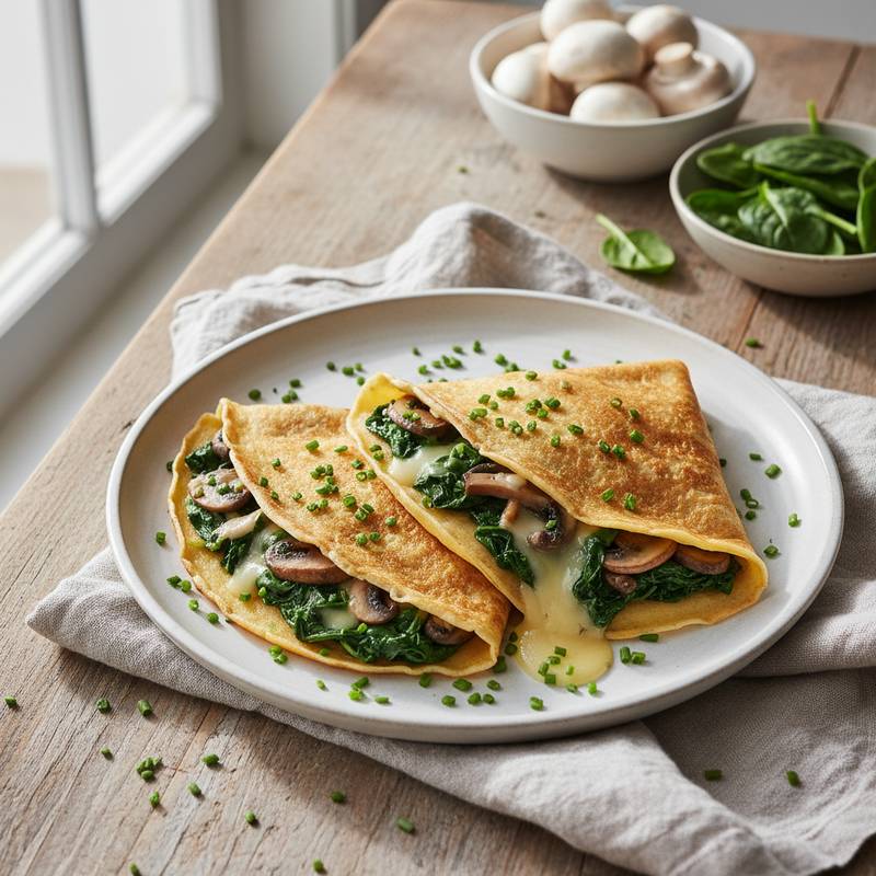 Halal Gluten Free Savory Breakfast Crepes Recipe