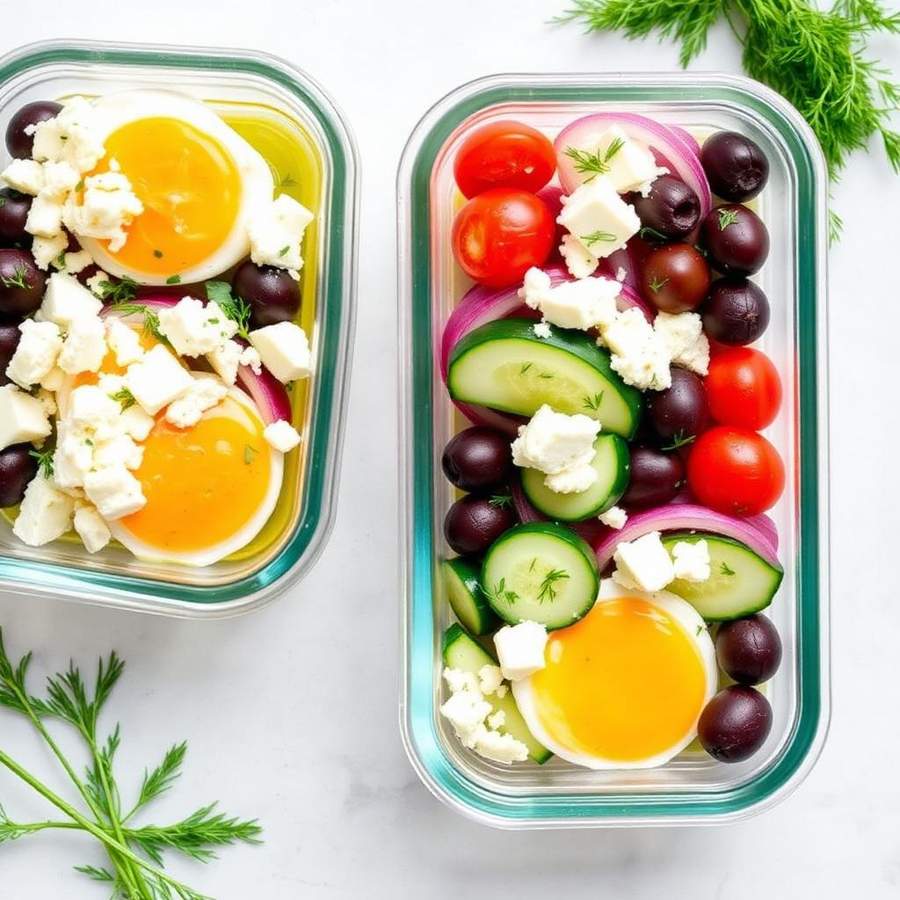 Halal Meal Prep Greek Island Breakfast Bowls Recipe