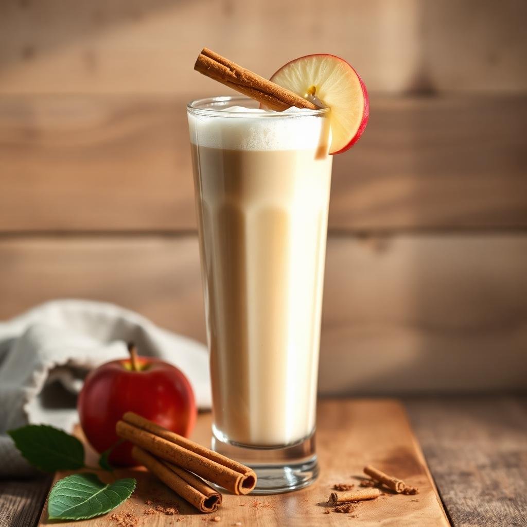 Halal Healthy Apple Cinnamon Protein Drink Recipe