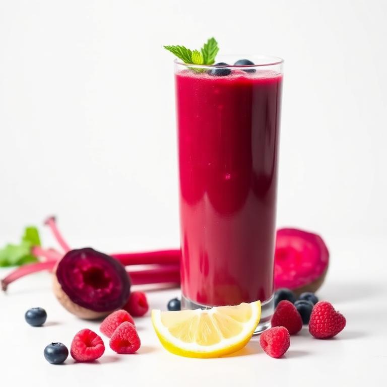 Halal Healthy Beet Berry Lemon Juice Recipe