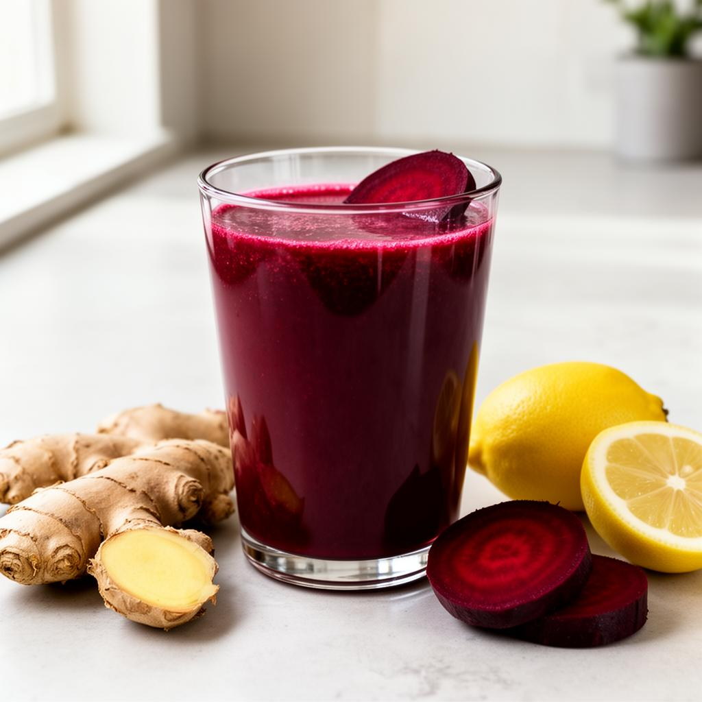 Halal Healthy Beet Ginger Lemon Juice
