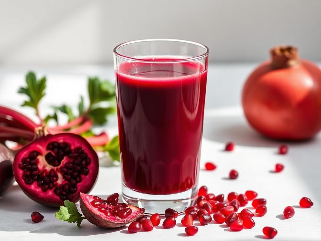Halal Healthy Beet Pomegranate Juice Recipe