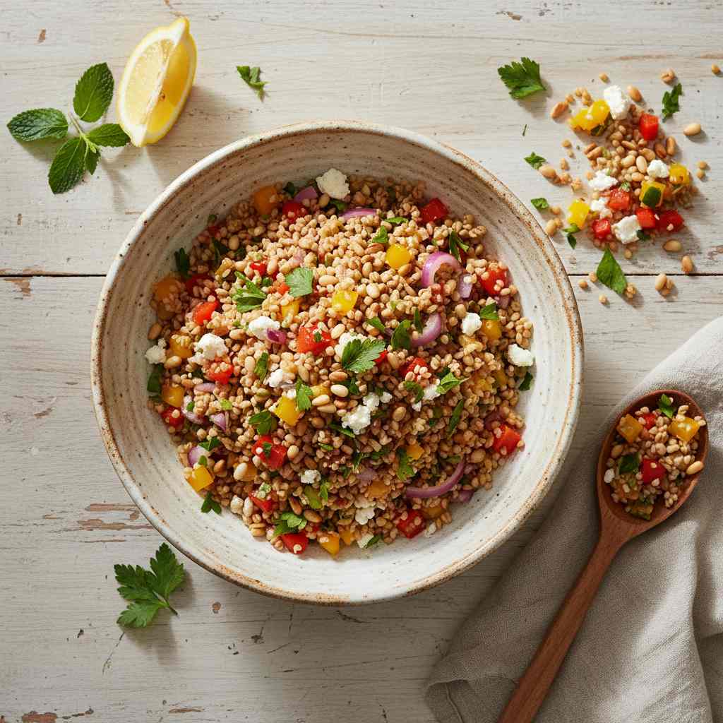 Halal Healthy Bulgur Pilaf Side Dish Recipe