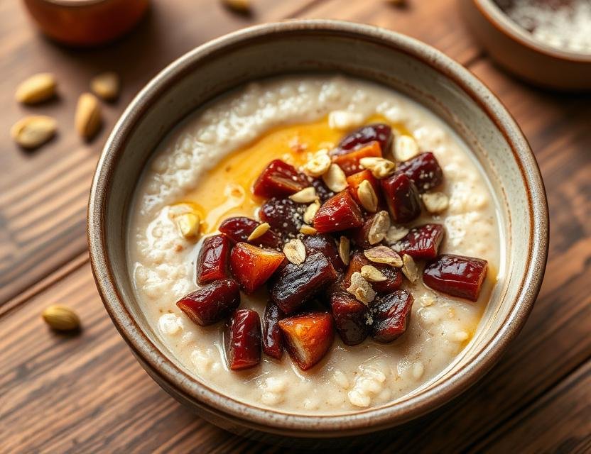 Halal Healthy Cardamom Date Breakfast Porridge Recipe