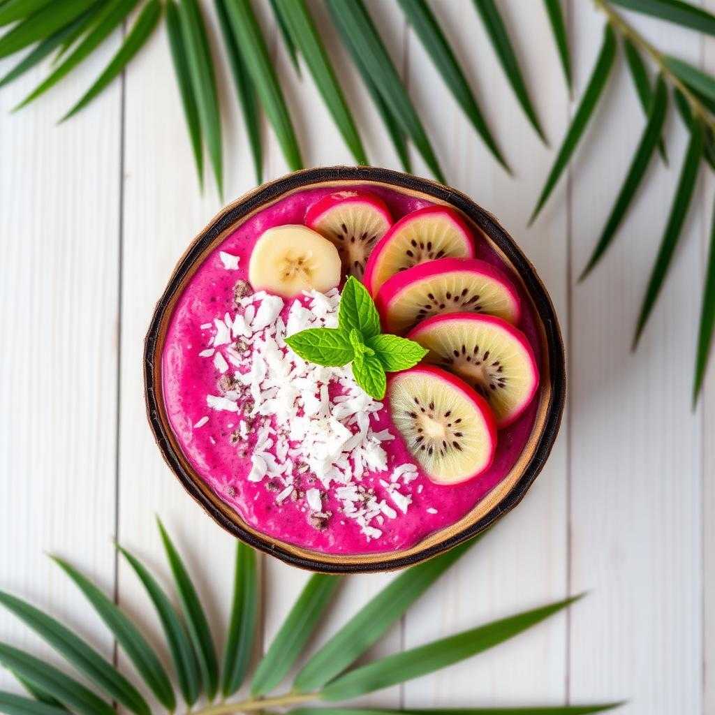 Halal Healthy Dragon Fruit Coconut Chia Pudding Recipe