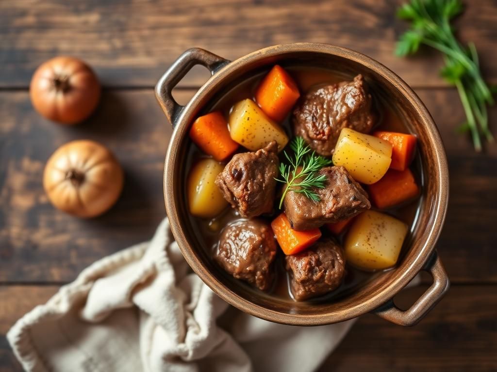 Halal Healthy Lamb Stew with Vegetables Recipe