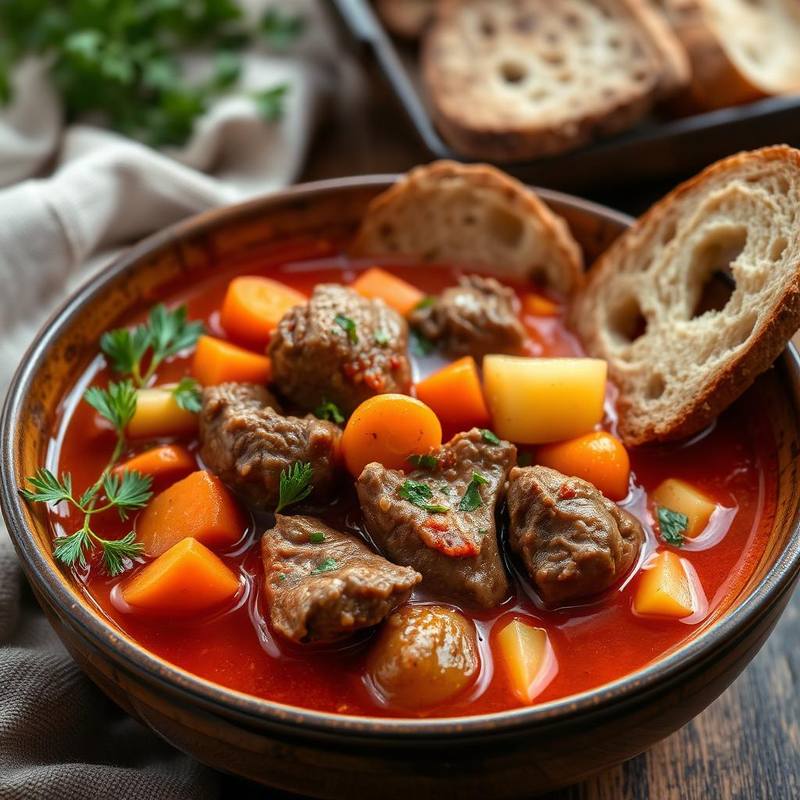 Halal Healthy Lamb Vegetable Stew Recipe