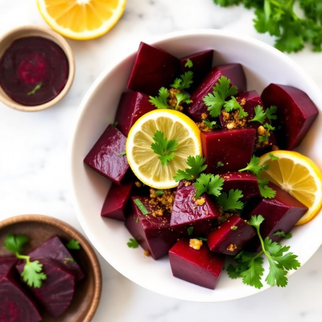 Halal Healthy Moroccan Beet Salad Recipe