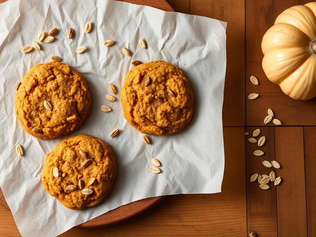 Halal Healthy Pumpkin Oat Breakfast Cookies Recipe