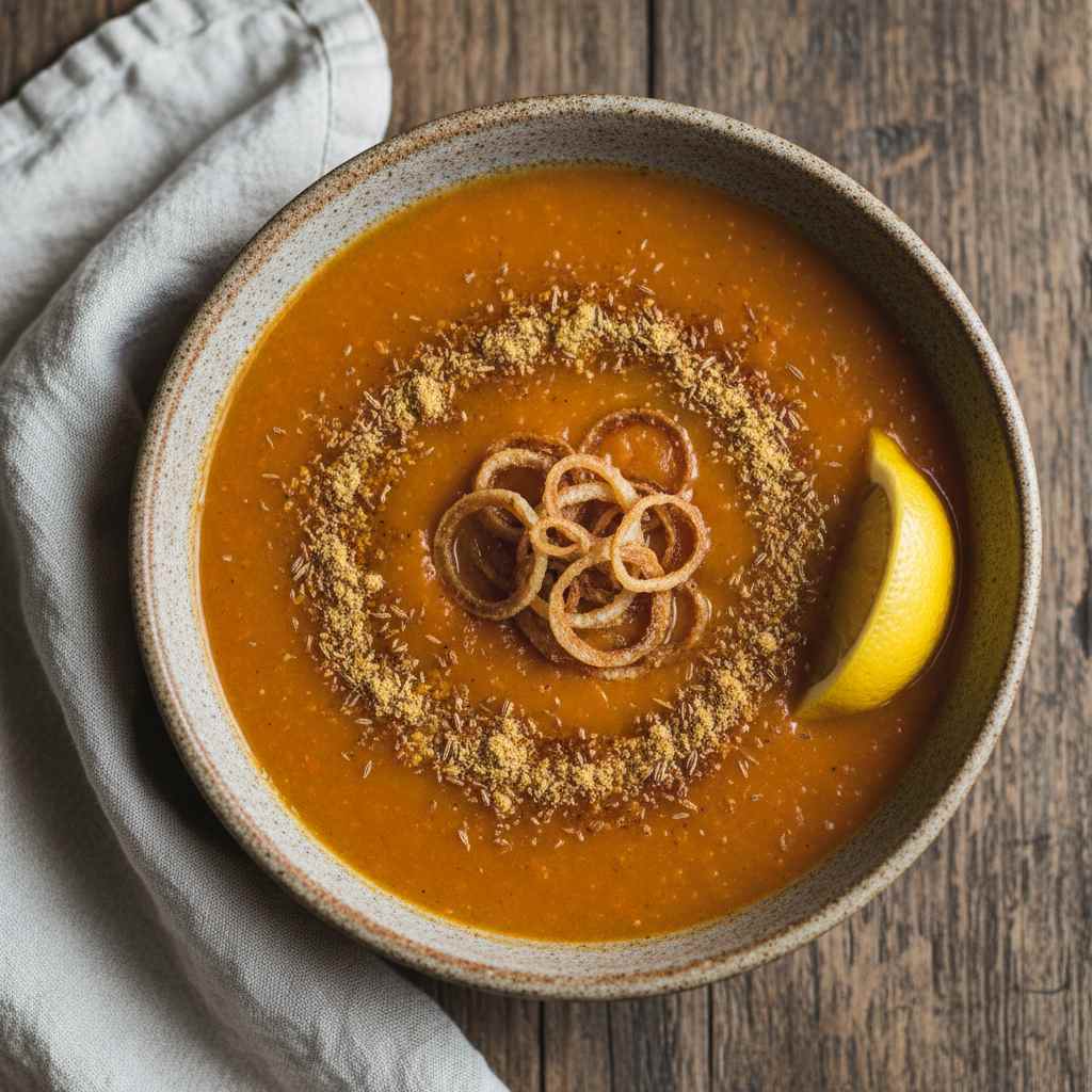Halal Healthy Red Lentil Soup (One-Pot, Middle Eastern-Inspired)