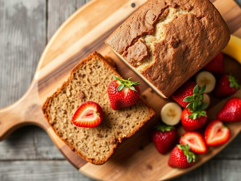 Halal Healthy Strawberry Banana Bread Recipe